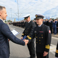 Wręczanie odznaczenia przez Sekretarza Stanu A. Marchewkę