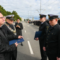 Wręczanie listów gratulacyjnych