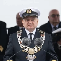 Rektor PM Wojciech Ślączka przemawia podczas uroczystej inauguracji roku akademickiego na Politechnice Morskiej w Szczecinie