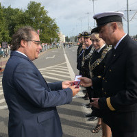 Wręczanie odznaczeń pracownikom Politechniki Morskiej w Szczecinie