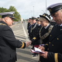Wręczanie odznaczeń pracownikom Politechniki Morskiej w Szczecinie
