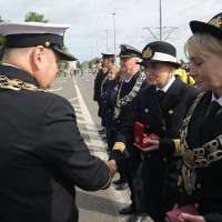 Wręczanie odznaczeń pracownikom Politechniki Morskiej w Szczecinie