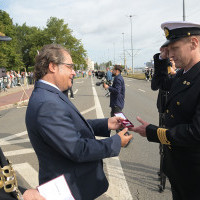 Wręczanie odznaczeń pracownikom Politechniki Morskiej w Szczecinie