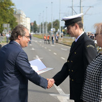 Wręczenie nagród od Ministra Infrastruktury dla wyróżniających się absolwentów Politechniki Morskiej