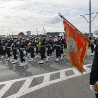 Defilada Kompanii Honorowej i Pocztu Sztandarowego PM