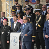 Sekretarz Stanu Marek Gróbarczyk przemawia podczas inauguracji roku akademickiego