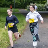 Uczestniczki "Biegu dla Marty"