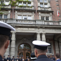 Pracownicy PM podczas występu Chóru Politechniki Morskiej w Szczecinie