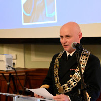 Laudację wygłasza Dziekan Wydziału Nawigacyjnego AM w Szczecinie