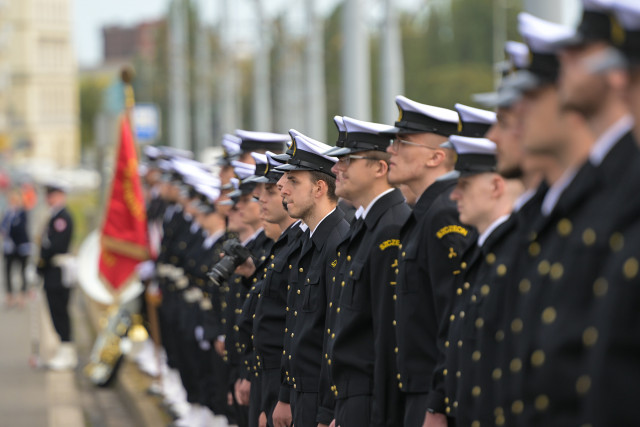 Poczet Sztandarowy i Kompania Honorowa Politechniki Morskiej w Szczecinie