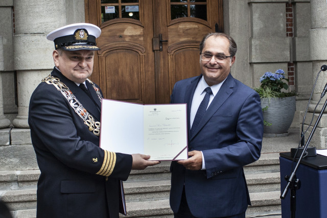 Rektor PM i wiceminister w Ministerstwie Infrastruktury M. Gróbarczyk 
