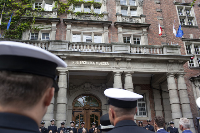 Pracownicy PM podczas występu Chóru Politechniki Morskiej w Szczecinie