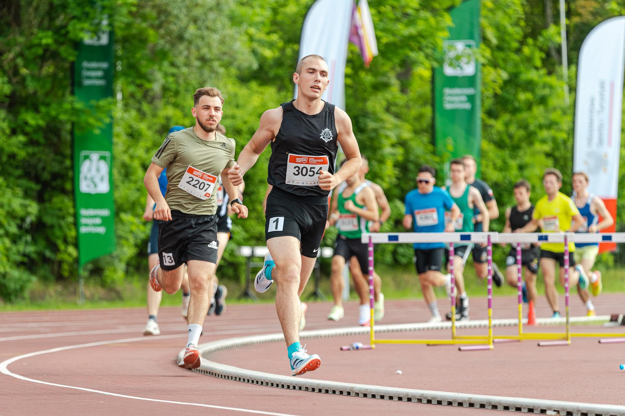 Akademickie Mistrzostwa Polski w Lekkiej Atletyce - Miszko Szymański podczas biegu