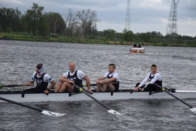 Ekipa AMS na Akademickich Mistrzostwach Polski w Wioślarstwie