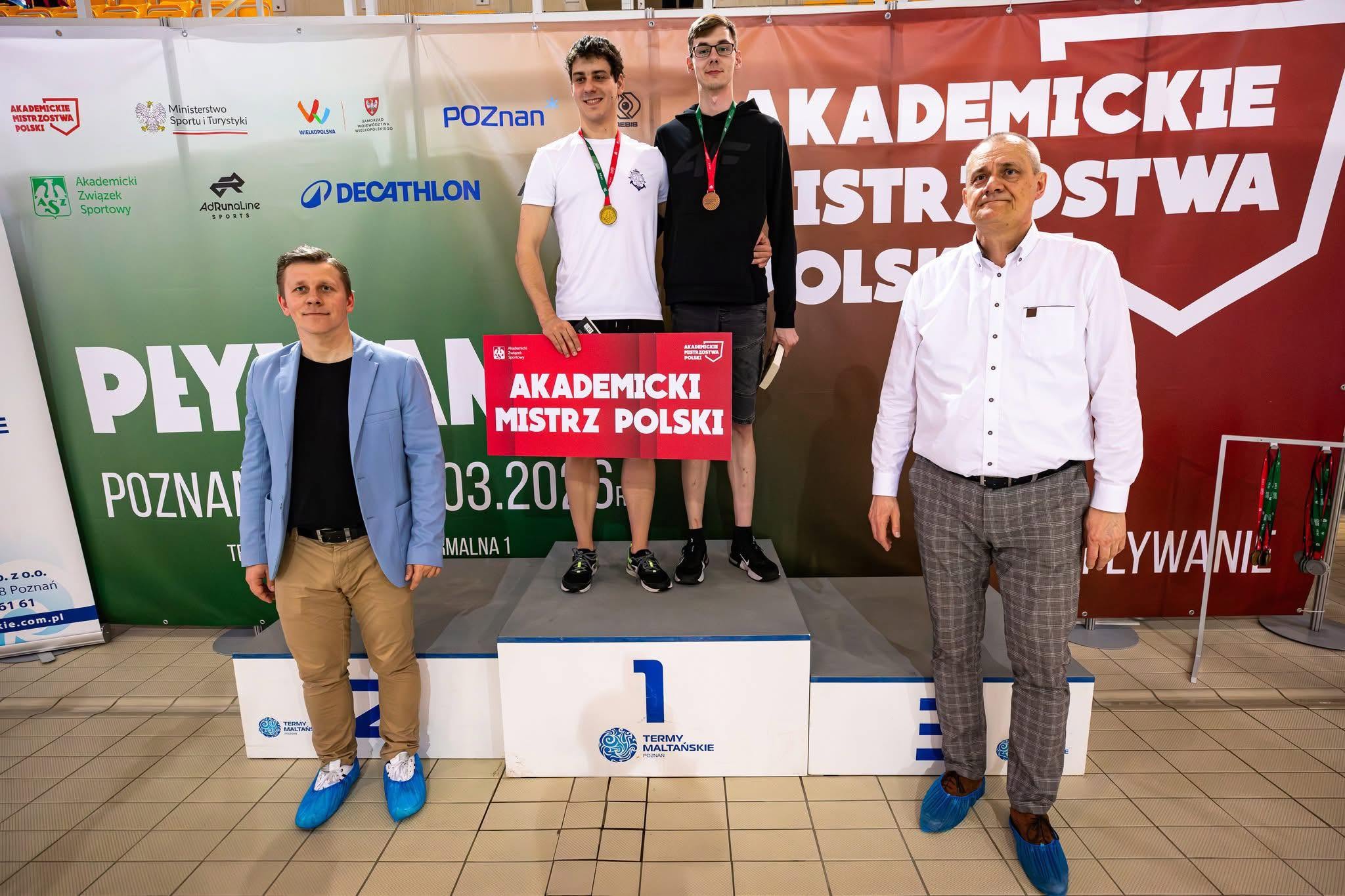 AMP w Pływaniu 25/26 - na podium Michał Bieroński 