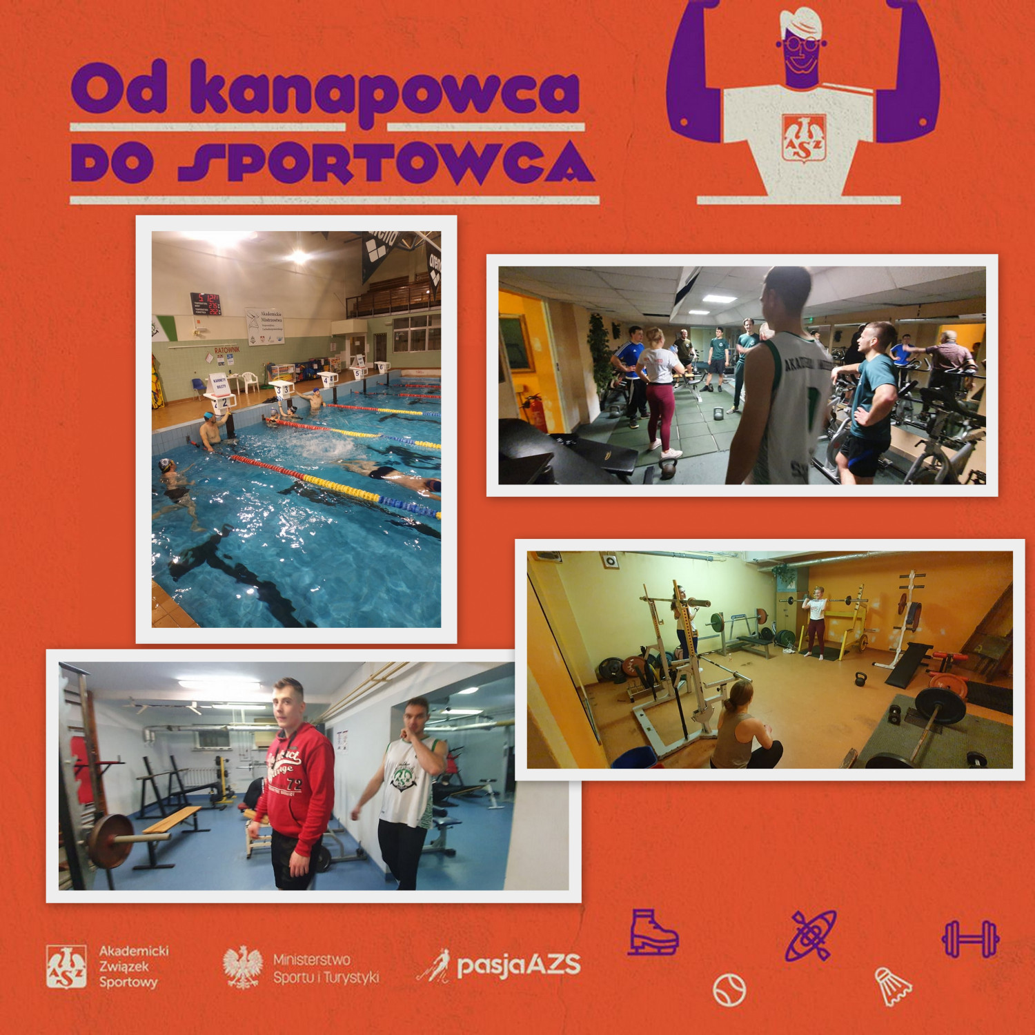 Od Kanapowca do Sportowca - działamy!  plakat