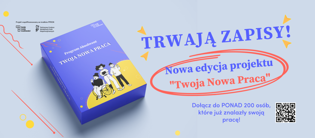 trwają zapisy, nowa edycja projektu  -grafika