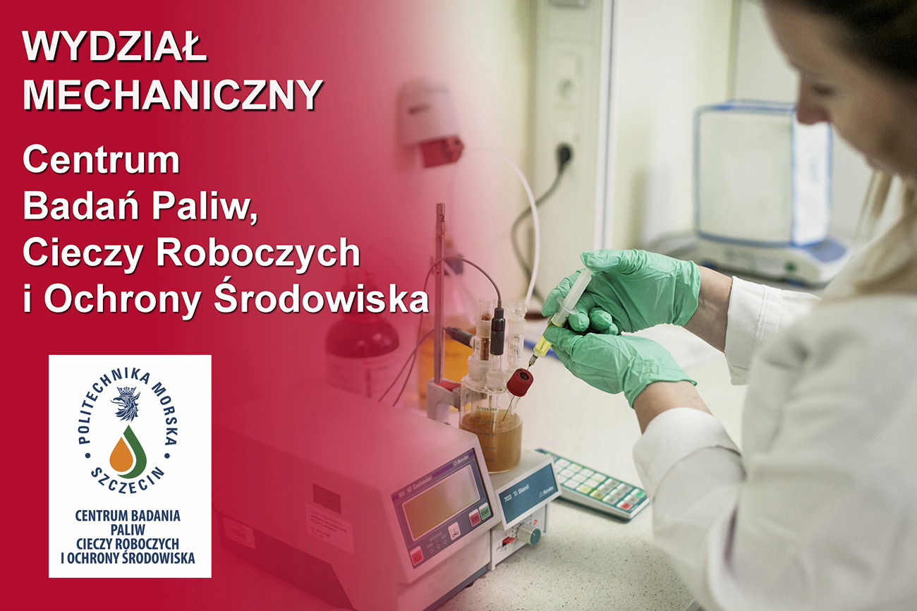 Laborantka podczas pracy w Centrum Badan Paliw, Cieczy Roboczych i Ochrony Środowiska PM w Szczecinie