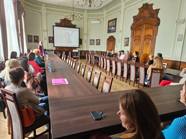 Uczestnicy podczas warsztatów