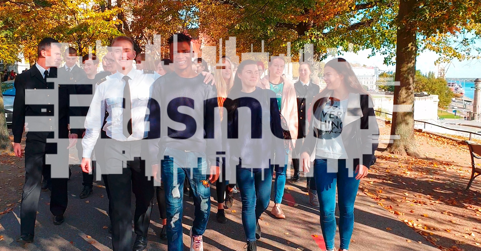 Erasmus+ studenci Politechniki Morskiej na Wałach Chrobrego grafika