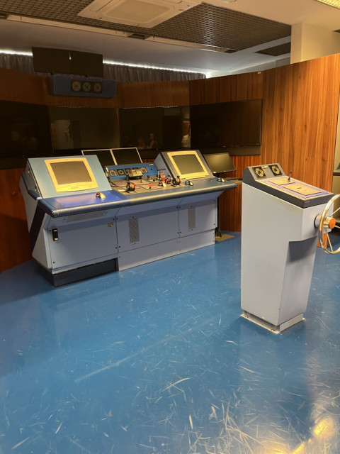 Laboratorium nawigacyjne - symulator mostka na University of Split