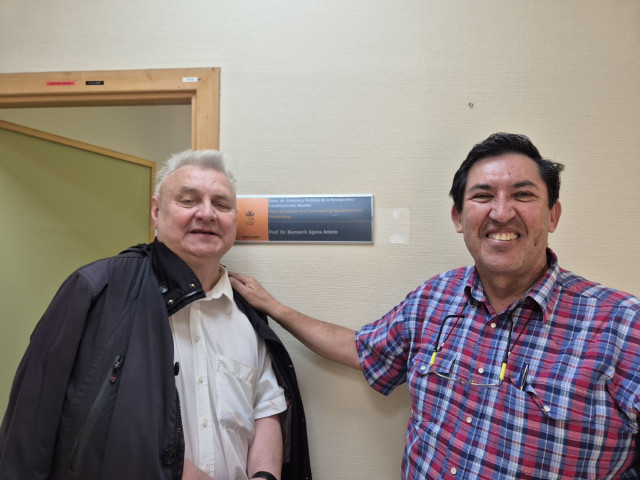 dr.inż Andrzej Lisaj wraz z Prof. Dr. Bismarck Jigena Antelo z Universidad de Cádiz