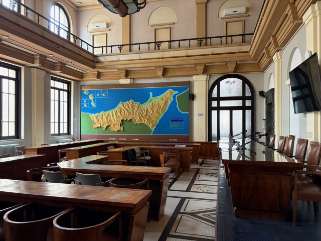 Sala wykładowa na Uniwersytecie w Mesynie