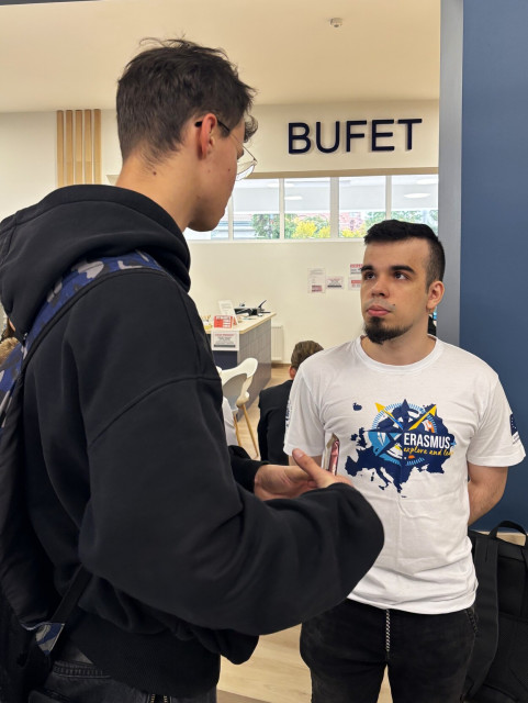 Dmytro Sakharskyi, student II roku kierunku informatyka opowiada o swoich doświadczeniach z wyjazdu ERASMUS