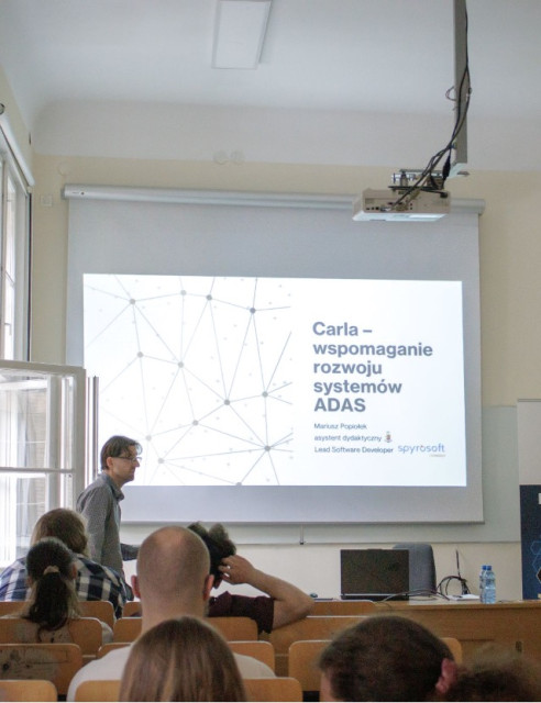 Spotkanie studentów Koła “Automotive” z cyklu ,,Oblicza IT” 