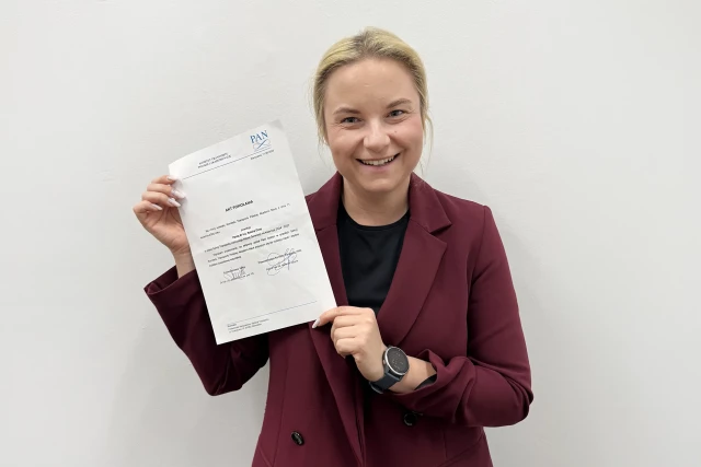 Dr inż. Natalia Drop z nominacją do Sekcji Transportu Lotniczego Nowej Generacji Komitetu Transportu Polskiej Akademii Nauk na kadencję 2024–2027.