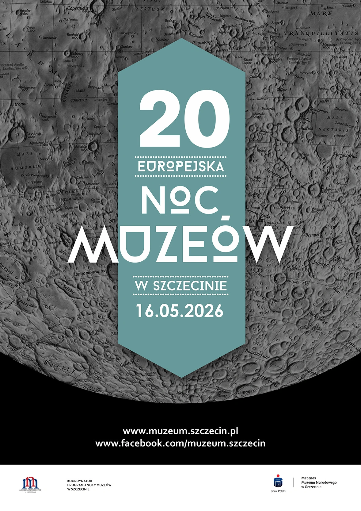 Plakat Europejskiej Nocy Muzeów 2026 w Szczecinie