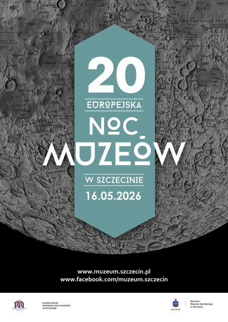 Plakat Europejskiej Nocy Muzeów 2026 w Szczecinie