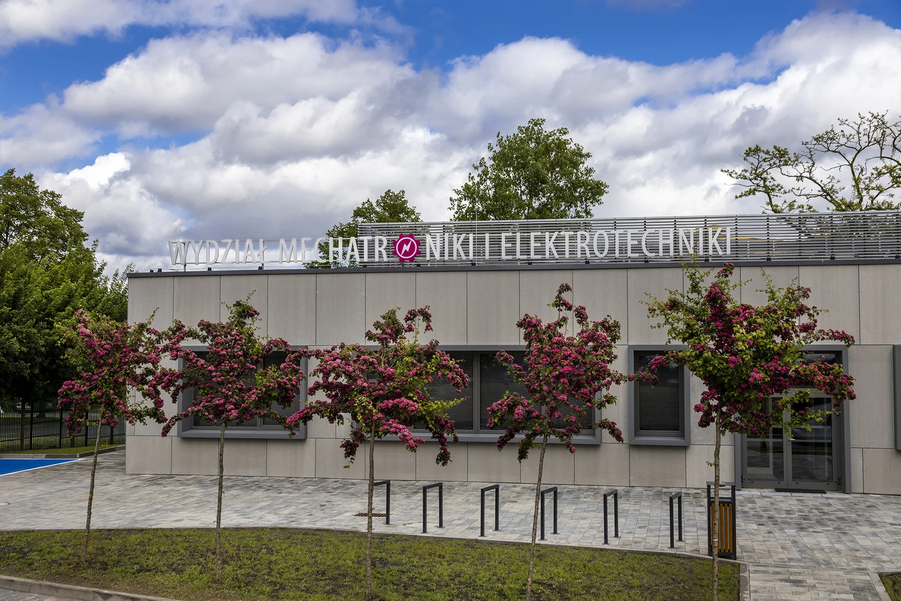 Nowy budynek, oddany w 2025 r Wydziału Mechatroniki i Elektrotechniki Politechniki Morskiej w Szczecinie