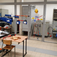 Laboratorium aparatów wysokich napięć - widok ogólny 