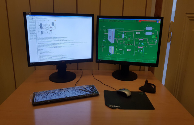 Stanowisko Studenckie Symulatora Graficznego NORCONTROL K-SIM Engine Room Simulator