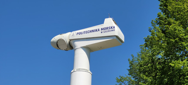 Turbina wiatrowa Politechniki Morskiej w Szczecinie