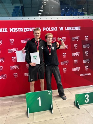 Ceremonia nagradzania za 200 m stylem dowolnym.