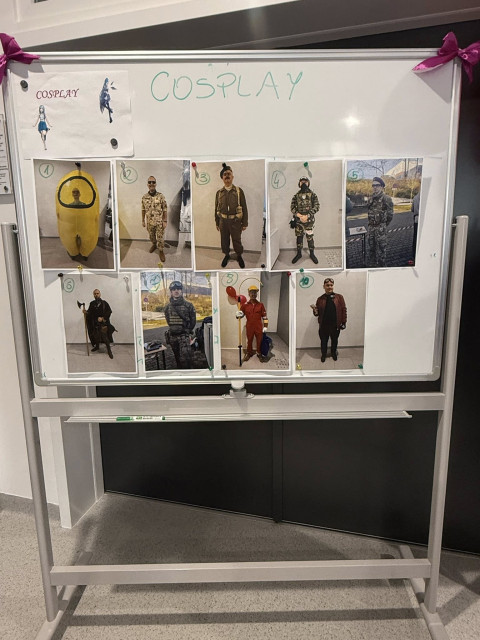 Studenci i pracownicy WM i WMiE PM podczas obchodów Międzynarodowego Dnia Studentów 