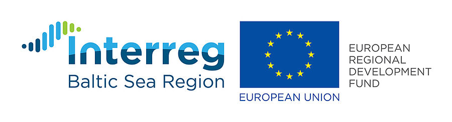 logo Interreg Baltic Sea Region i European Regional Development fund