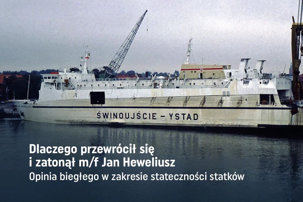 m/f Jan Heweliusz w porcie w Ystad