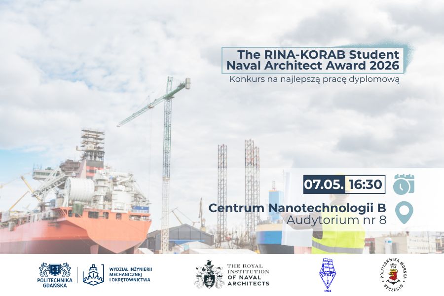 Konkurs THE RHINA-KORAB Student Naval Architect Award 2026