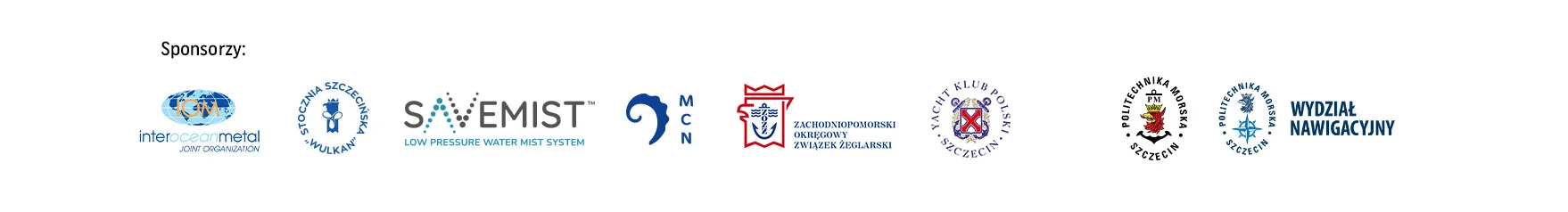 Sponsorzy konkursu Oceanotechnicznego „Od marzeń do projektów – krok ku inżynierii morza” 