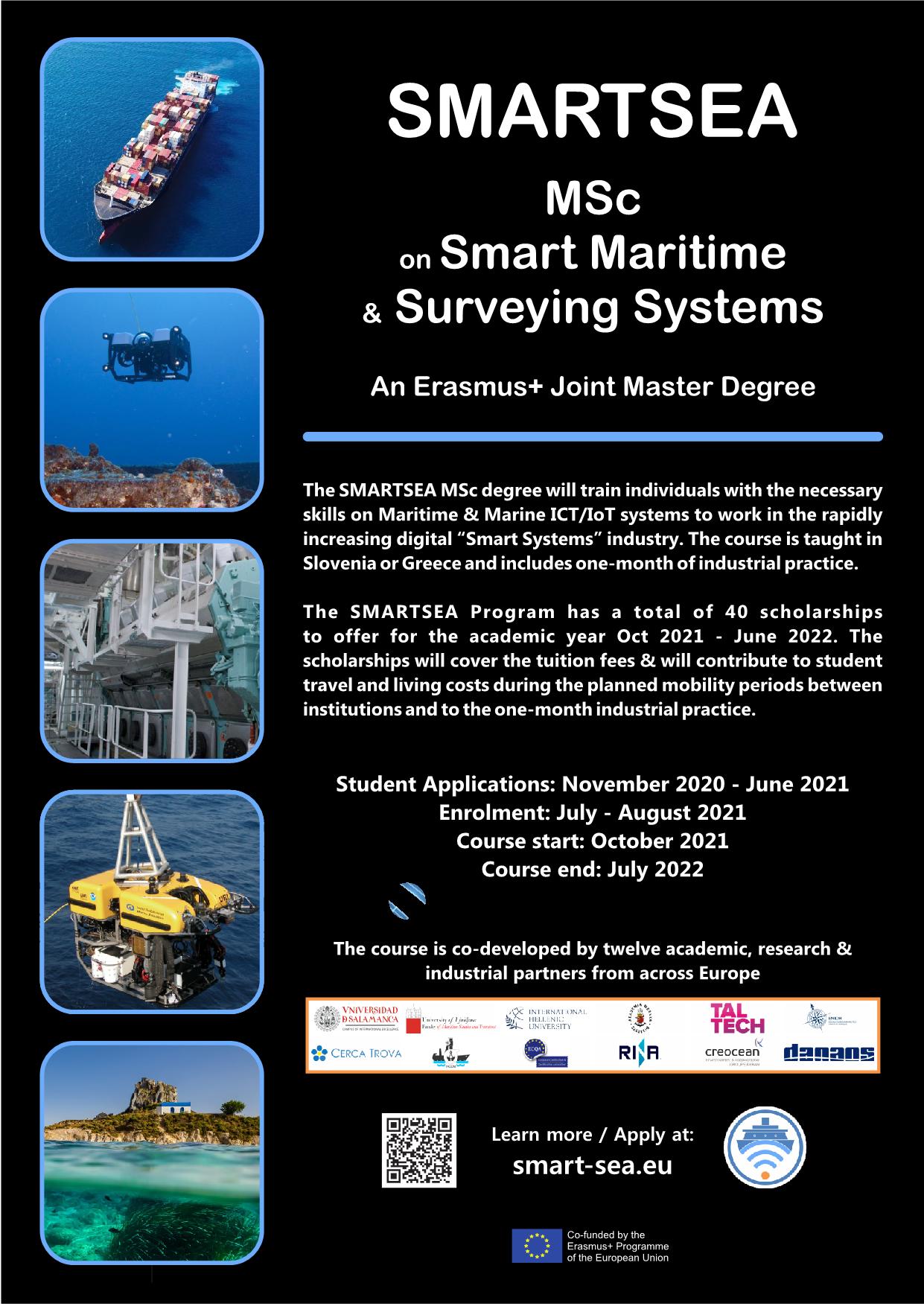 plakat MSc on Smart Maritime & Surveying Systems