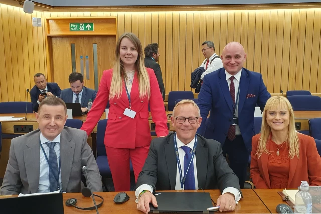 Polska delegacja na 12. sesje NCSR 12 wraz z Panem Andersem Vilhelmssonem - Head of Unit Equivalent, Council of the European Union