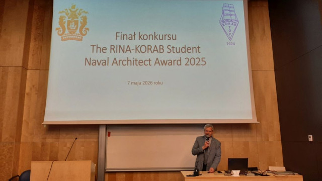 Finał konkursu THE RHINA-KORAB Student Naval Architect Award
