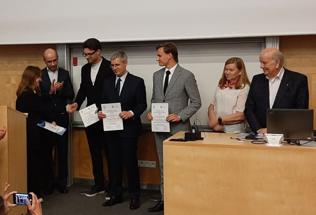Wręczenie nagród finalistom konkursu THE RHINA-KORAB