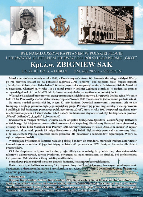 Tablica pamiątkowa na Skwerze Kapitanów w Szczecinie