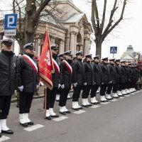 Kompania Honorowa Politechniki Morskiej podczas uroczystości z okazji Święta Niepodległości na Wałach Chrobrego