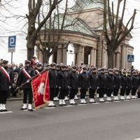 Kompania Honorowa Politechniki Morskiej podczas uroczystości z okazji Święta Niepodległości na Wałach Chrobrego