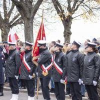 Kompania Honorowa Politechniki Morskiej podczas uroczystości z okazji Święta Niepodległości na Wałach Chrobrego